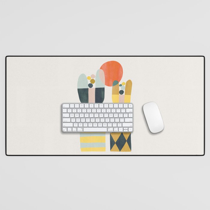 Two flowers Desk Mat Gallery Image 1