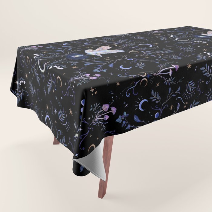 Moonlight Owl Tablecloth Gallery Image 1
