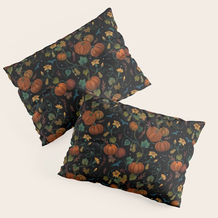 Pumpkin Rooftop Pillow Sham Gallery Image 1