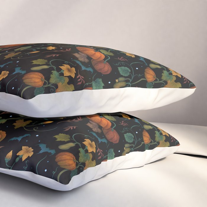 Pumpkin Rooftop Pillow Sham Gallery Image 3