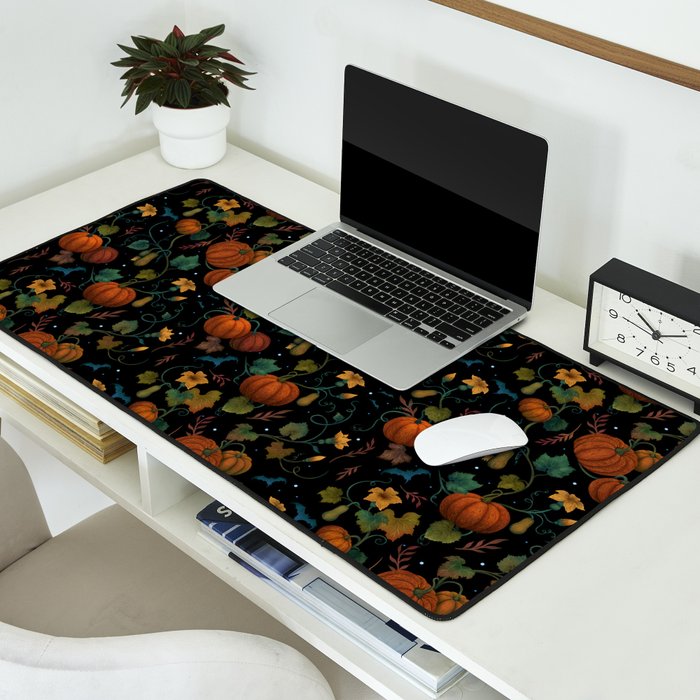 Pumpkin Rooftop Desk Mat Gallery Image 2