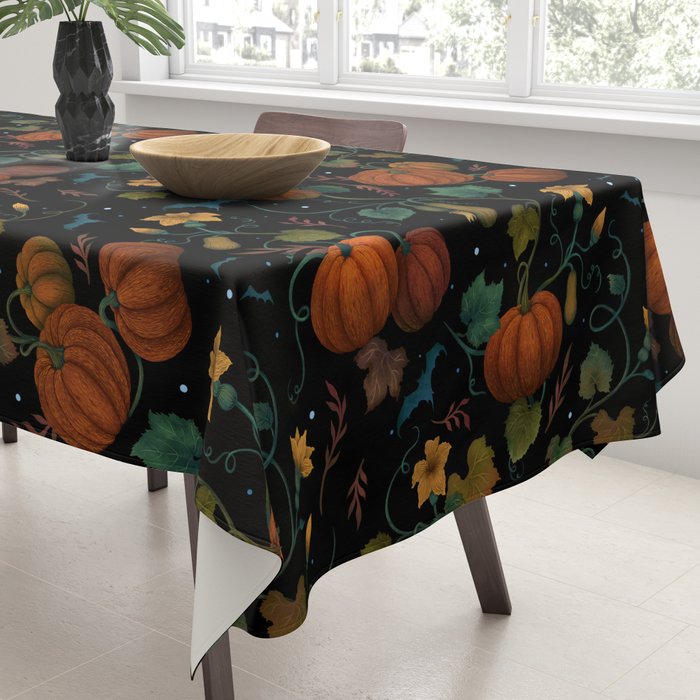 Pumpkin Rooftop Tablecloth Gallery Image 3