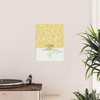 follow the dolphins to paradise ~ hibiscus // retro surf art by surfy birdy Poster Gallery Image 2