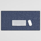 Lines II (Navy) Desk Mat Gallery Image 1