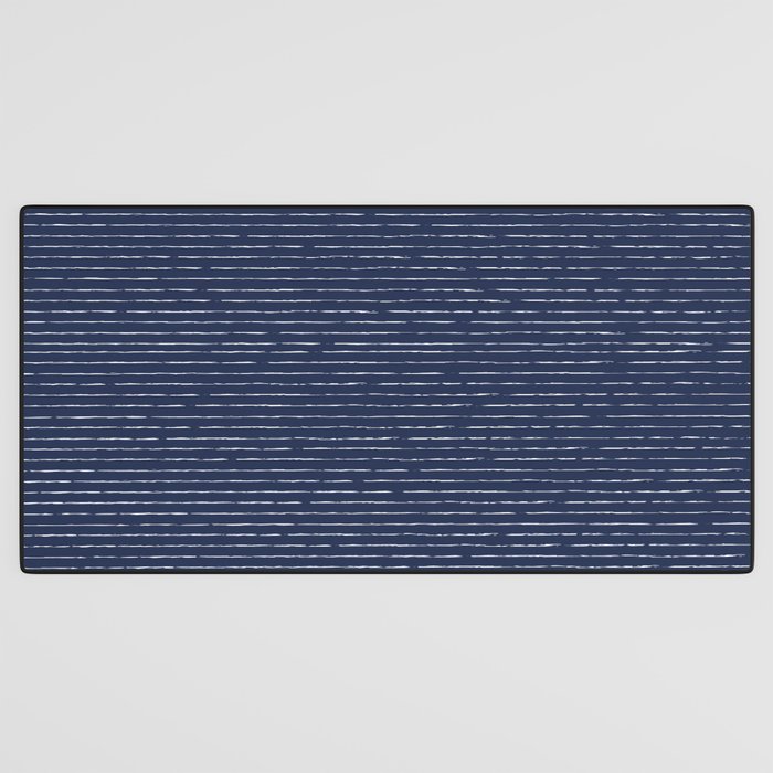 Lines II (Navy) Desk Mat Gallery Image 3