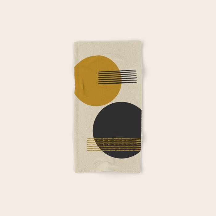 abstract sun and moon  Bath Towel Gallery Image 1