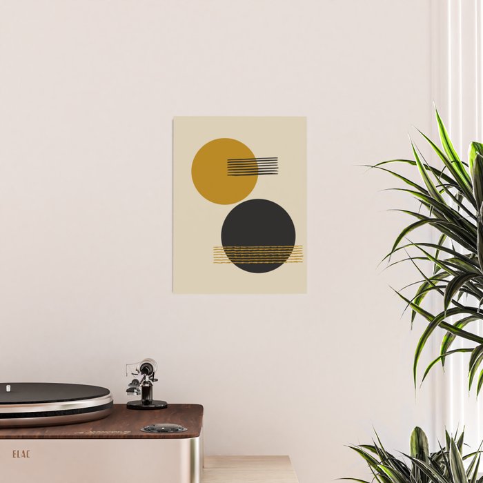 abstract sun and moon  Poster Gallery Image 2