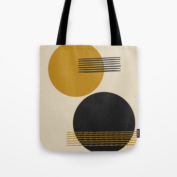 abstract sun and moon  Tote Bag Gallery Image 1