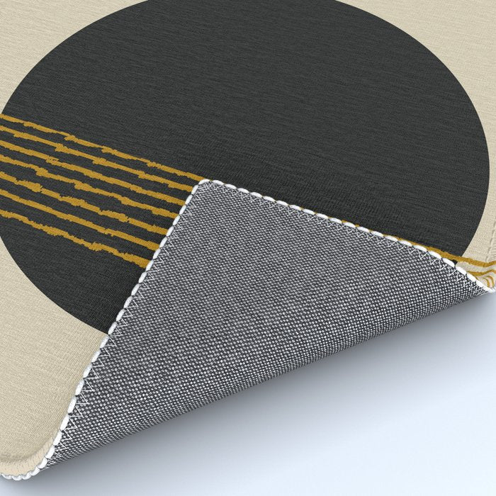abstract sun and moon  Rug Gallery Image 4