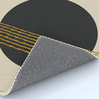 abstract sun and moon  Rug Gallery Image 4