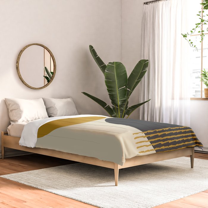 abstract sun and moon  Comforter Gallery Image 2