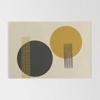 abstract sun and moon  Rug Gallery Image 2