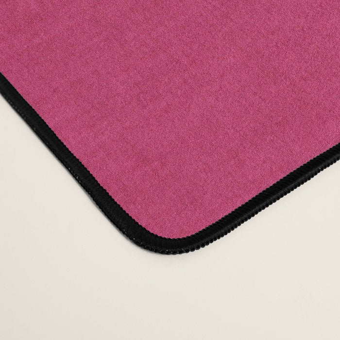 Hot Pink Orange Semicircles Modern Original Art Desk Mat Gallery Image 4