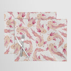 Mexican Axolotls Watercolor Placemat Gallery Image 1
