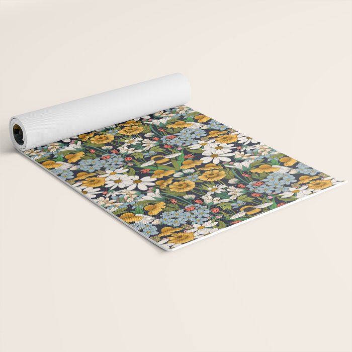 Beehaven in Bloom Yoga Mat Gallery Image 2