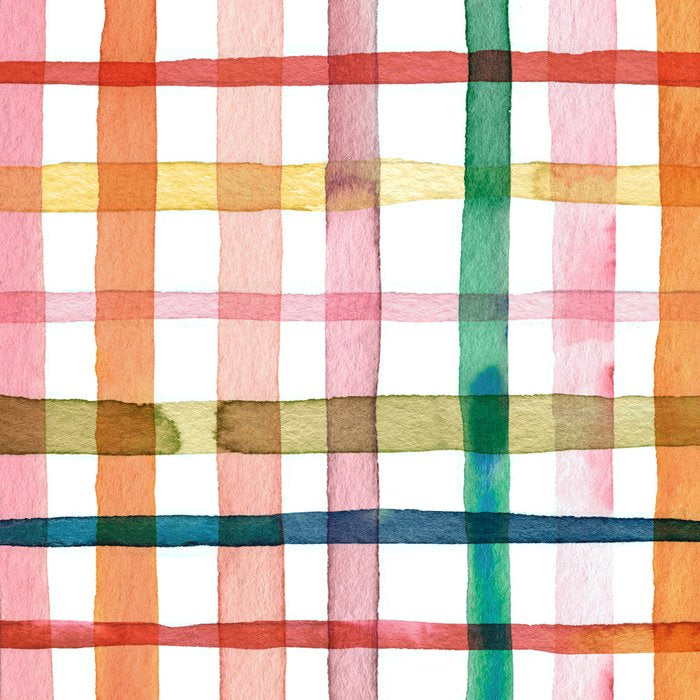  Holiday 2025 Cheerful Plaid Watercolor Gingham Coffee Mug Gallery Image 2