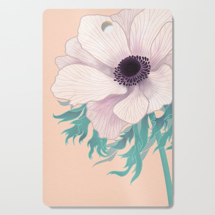 Anemone Flower Cutting Board Gallery Image 1