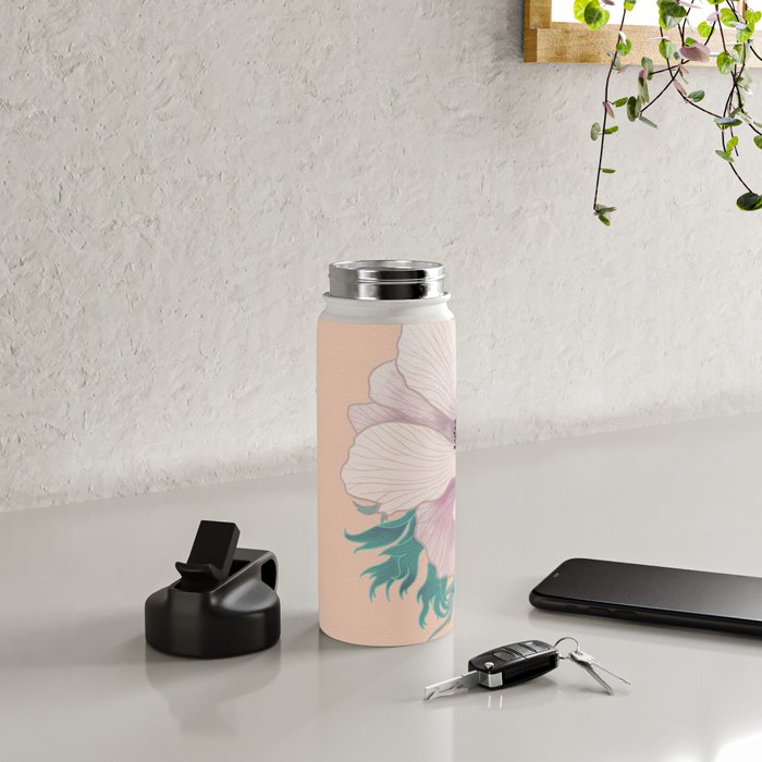 Anemone Flower Water Bottle Gallery Image 4