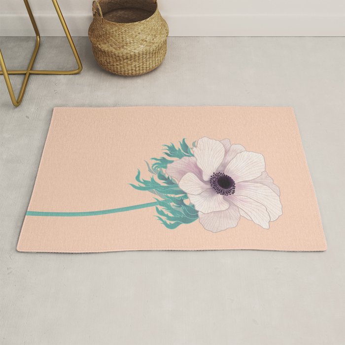 Anemone Flower Rug Gallery Image 1