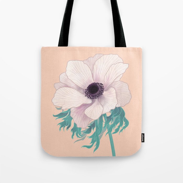 Anemone Flower Tote Bag Gallery Image 1