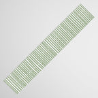 Abstract Stripes, Sage Green, Boho Wall Art Table Runner Gallery Image 3