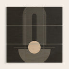 Geometric Shapes 55 Wood Wall Art Gallery Image 1