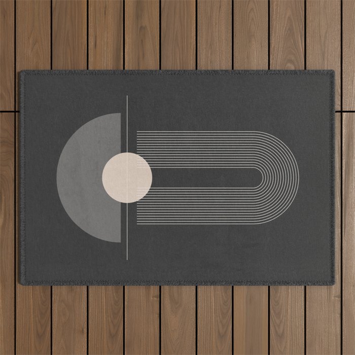 Geometric Shapes 55 Outdoor Rug Gallery Image 1