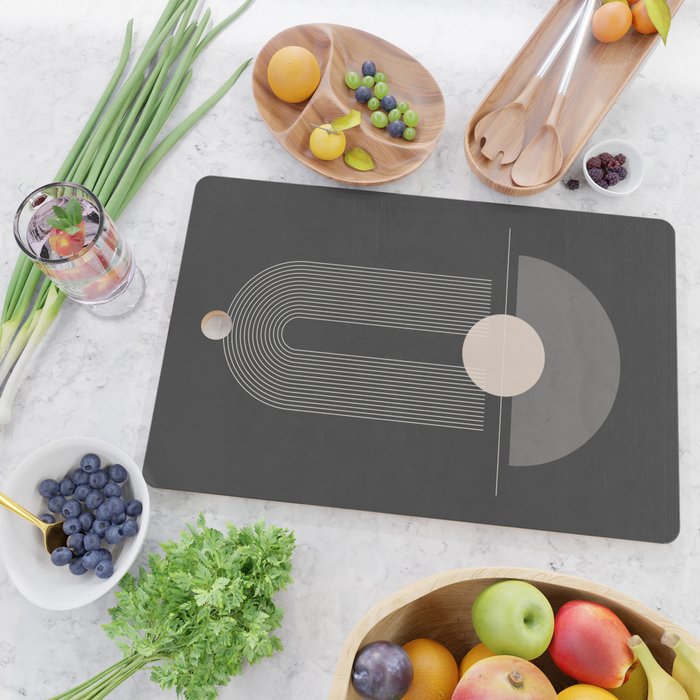 Geometric Shapes 55 Cutting Board Gallery Image 2