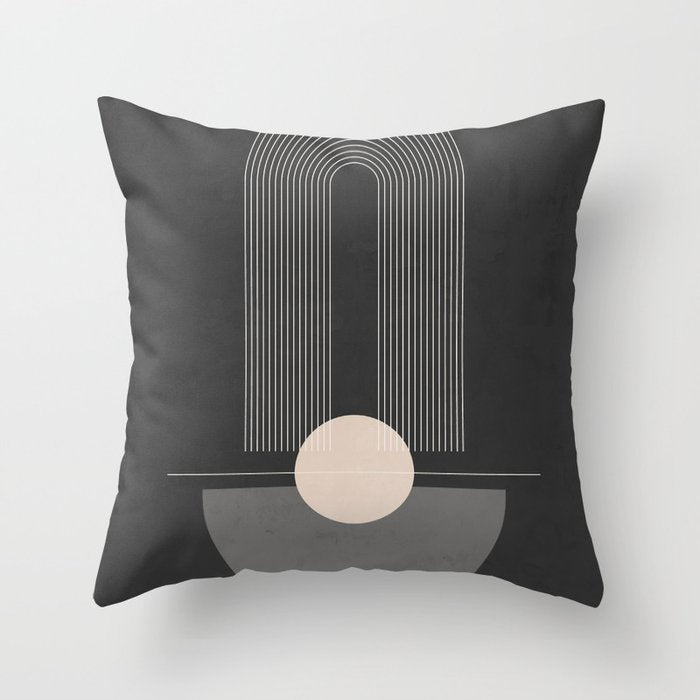 Geometric Shapes 55 Throw Pillow Gallery Image 1