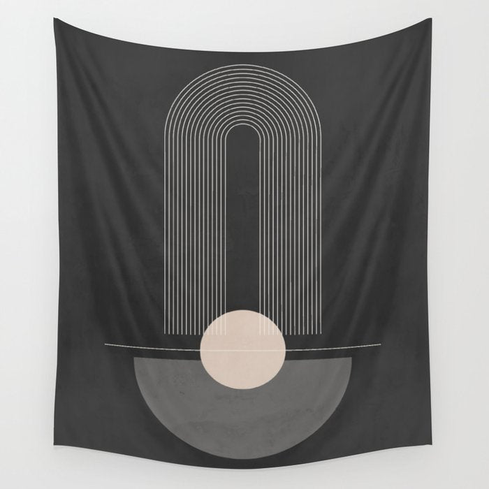 Geometric Shapes 55 Wall Tapestry Gallery Image 1