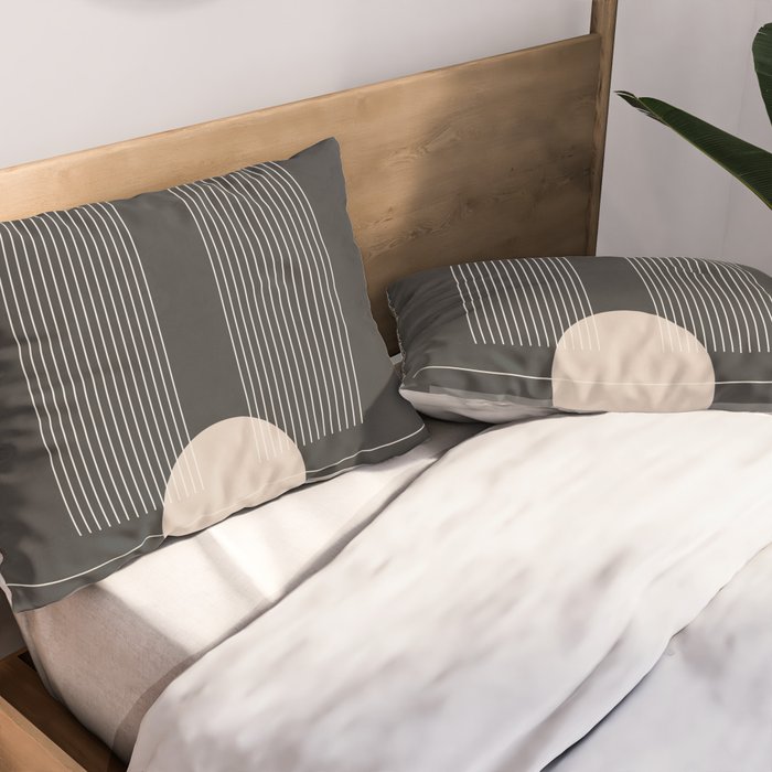 Geometric Shapes 55 Pillow Sham Gallery Image 2