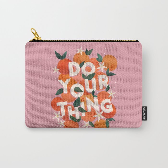 Do Your Thing - Summer Oranges  Carry All Pouch Gallery Image 1