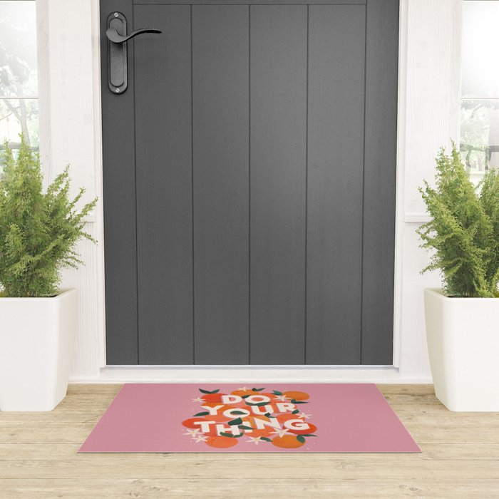 Do Your Thing - Summer Oranges  Welcome Mat Gallery Image 3