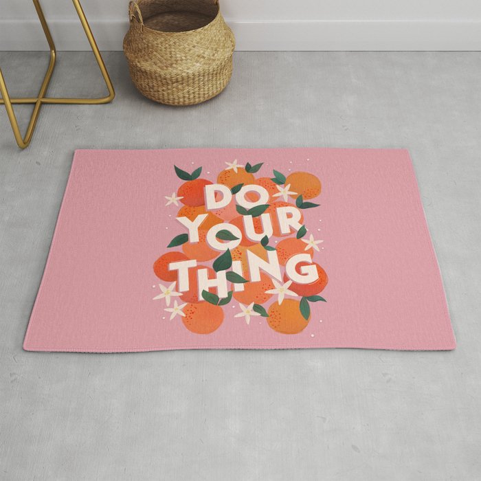 Do Your Thing - Summer Oranges  Rug Gallery Image 1