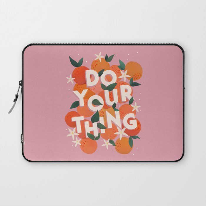 Do Your Thing - Summer Oranges  Laptop Sleeve Gallery Image 1