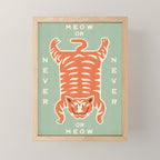 Tiger Meow or Never Mini Art Print Gallery Image 1