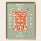 Tiger Meow or Never Serving Tray Gallery Image 1