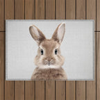 Baby Rabbit - Colorful Outdoor Rug Gallery Image 1