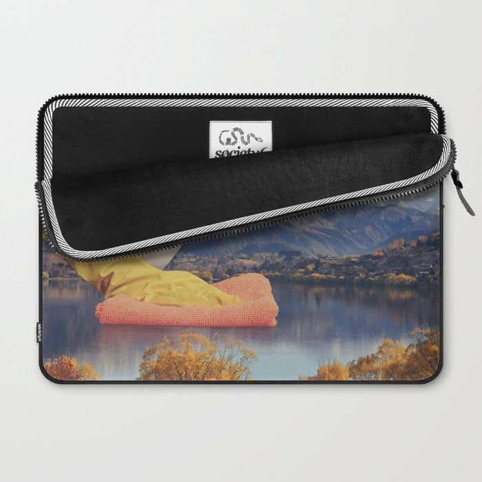 Deep clean lake Laptop Sleeve Gallery Image 2