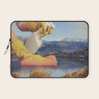 Deep clean lake Laptop Sleeve Gallery Image 1
