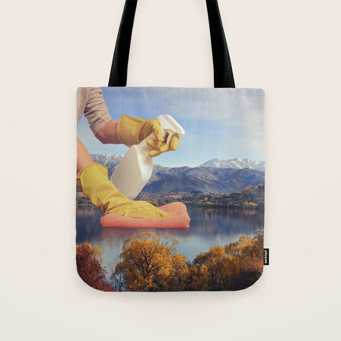 Deep clean lake Tote Bag Gallery Image 1