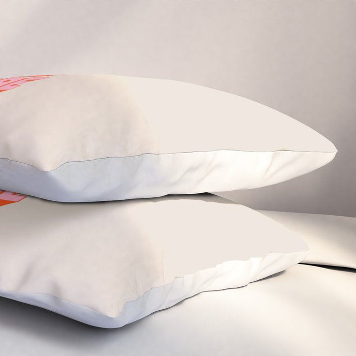 What A Time To Be A Vibe: The Peach Edition Pillow Sham Gallery Image 3