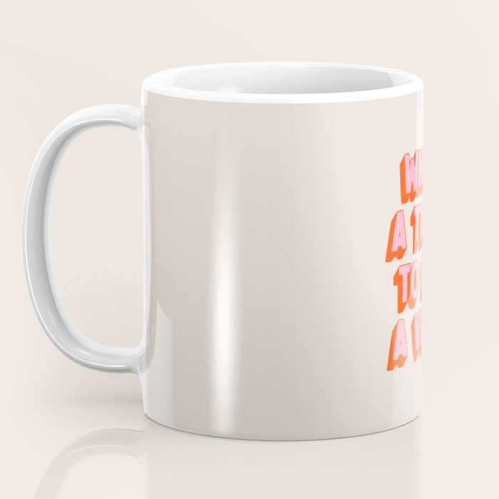 What A Time To Be A Vibe: The Peach Edition Coffee Mug Gallery Image 3