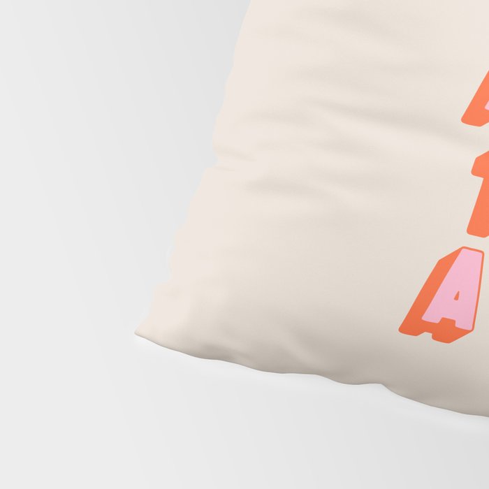 What A Time To Be A Vibe: The Peach Edition Pillow Sham Gallery Image 4