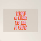 What A Time To Be A Vibe: The Peach Edition Welcome Mat Gallery Image 1