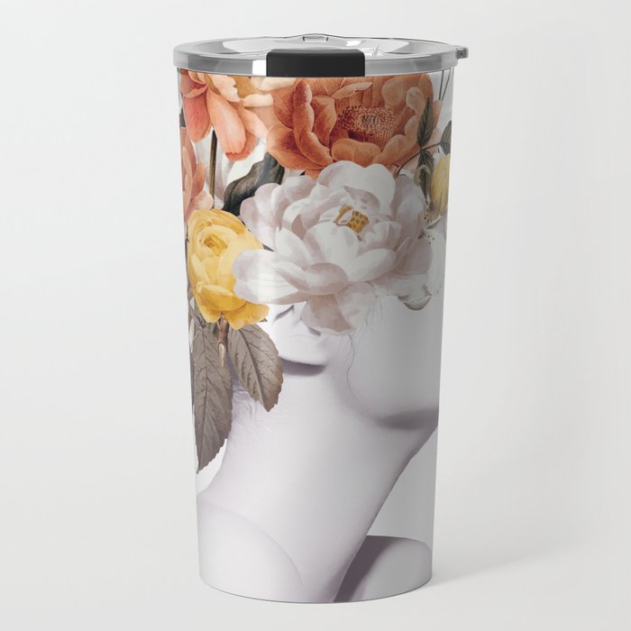 Floral beauty 7 Travel Mug Gallery Image 1