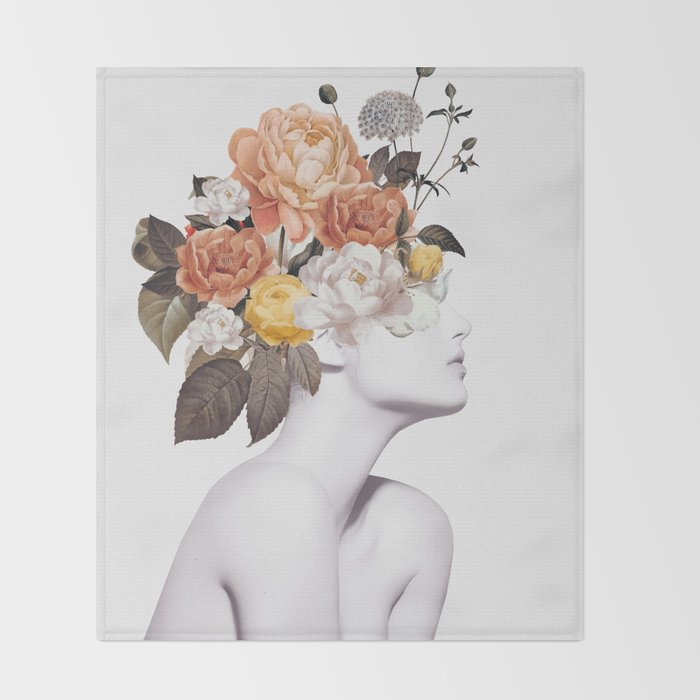Floral beauty 7 Throw Blanket Gallery Image 2