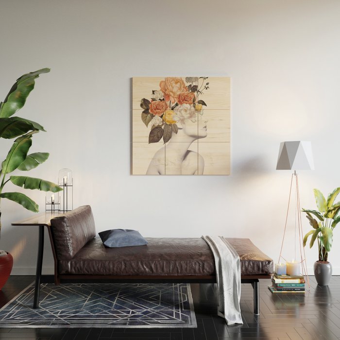 Floral beauty 7 Wood Wall Art Gallery Image 2