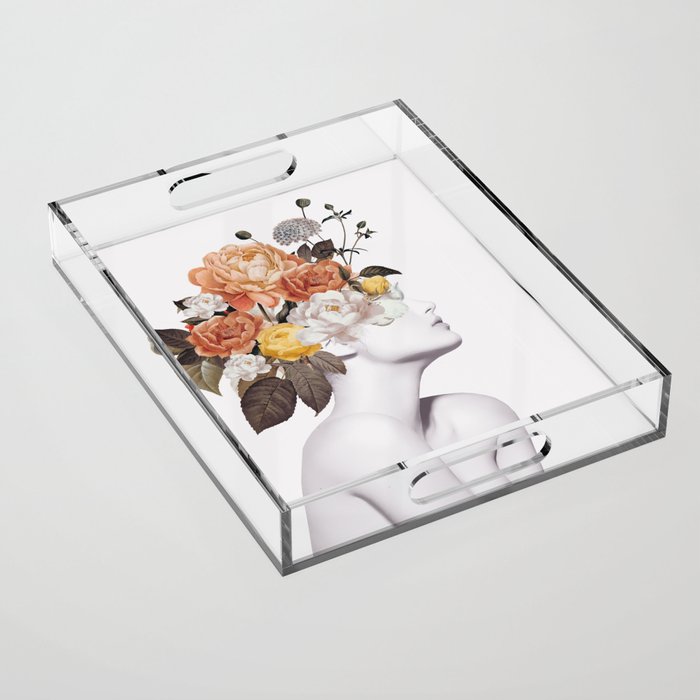 Floral beauty 7 Acrylic Tray Gallery Image 1