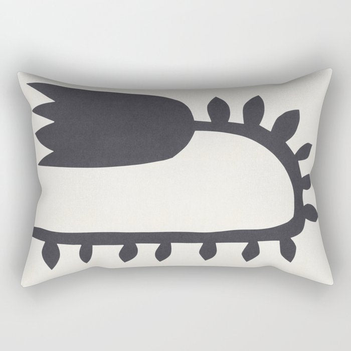 Black Tulip #1 - 1/5 Rectangular Pillow Gallery Image 1